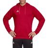 ČERVENÁ PÁNSKÁ MIKINA ADIDAS TAN HOODED SWEATSHIRT (Velikost M)