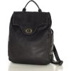 MARCO MAZZINI DÁMSKÝ ČERNÝ KOŽENÝ ELEGANTNÍ BATOH (Velikost ONE SIZE)