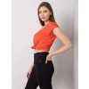 ORANŽOVÉ DÁMSKÉ TRIČKO S KRÁTKÝM RUKÁVEM (Velikost XS)