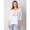 BÍLÉ DÁMSKÉ TRIČKO LUXURY (Velikost ONE SIZE)