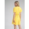 ŽLUTÉ ŠATY S VÝSTŘIHEM DO V (Velikost S/M)