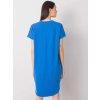 MODRÉ DÁMSKÉ BASIC ŠATY (Velikost S)