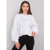 BÍLÁ DÁMSKÁ MIKINA BEZ KAPUCE (Velikost S/M)