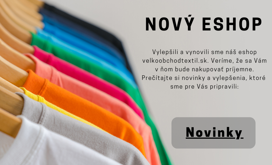 Nový eshop novinky