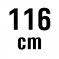 116 cm