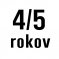 4/5 rokov