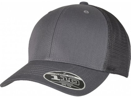 Šiltovka Flexfit Melange Trucker (Farba Sivá melírová/Tmavo modrá)