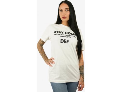 Unisex tričko Stay Home T-Shirt (Farba white, Veľkosť 3XL)