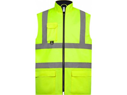 Fluo Bodywarmer (Veľkosť S, Farba Žltá neónová)