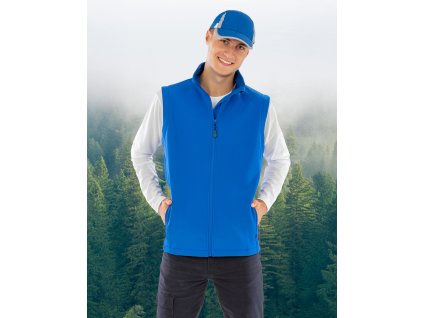 Pánsky sofshell Recycled 2-Layer Printable (Farba Čierna, Veľkosť S)