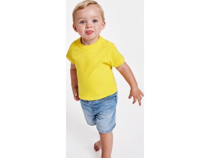 Kojenecké tričko BABY, viac farieb (Veľkosť 3/6 mesiacov, Farba WHITE)