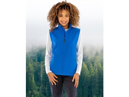 Dámský softshell Recycled 2-Layer Printable (Farba Čierna, Veľkosť XS)