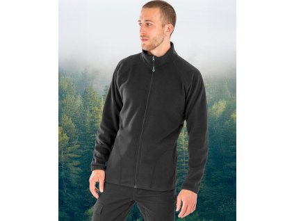 Bunda Recycled Microfleece (Farba Čierna, Veľkosť XS)