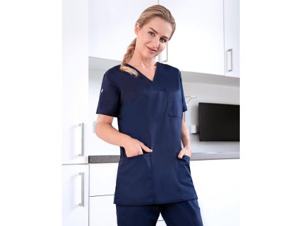 Ladies' Slip-on Tunic Essential Short Sl. (Farba Biela, Veľkosť XS)