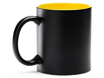 Hrnček - MACHA (Farba Žltá, Veľkosť ONE SIZE ADULT)