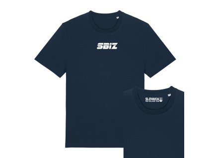 Unisex tričko SBiZ, tmavomodrá