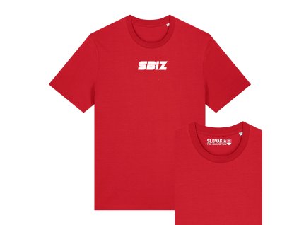 Unisex tričko SBiZ, červená