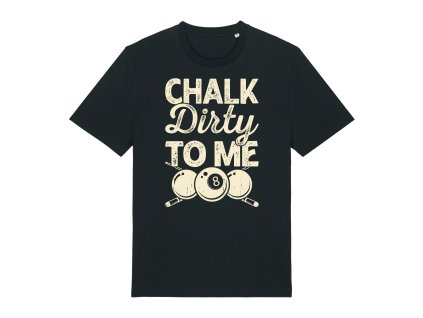 Unisex tričko ChalkDirty, čierna