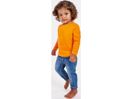 Kojenecké tričko s dlhým rukávom BABY L/S, viac farieb (Veľkosť 3/6 mesiacov, Farba WHITE)