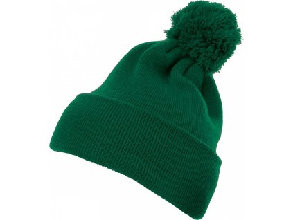 Cuffed Pom Pom Knit Beanie čiapka (Farba Čierna)