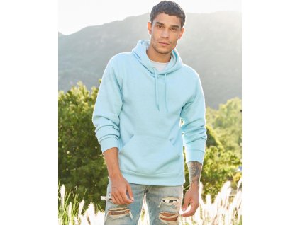 JERZEES Eco Premium Blend mikina s kapucňou (Farba Biela, Veľkosť S)