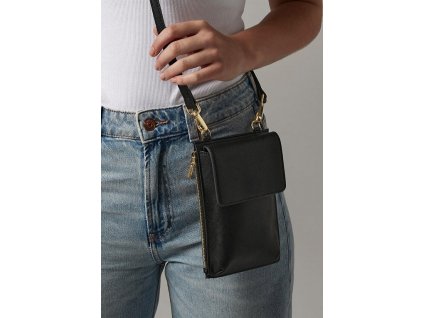 Boutique Cross Body puzdro na telefon (Farba Čierna)