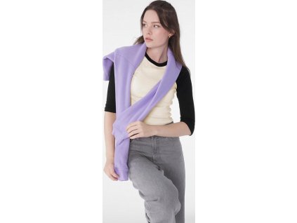 Dámske tričko Micro Rib 3/4 Raglan Baby Tee (Veľkosť XS, Farba Natural/Čierna)