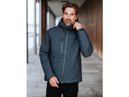 Pánska bunda Nostromo Thermal Shell (Veľkosť S, Farba Čierna/Tmavo sivá)