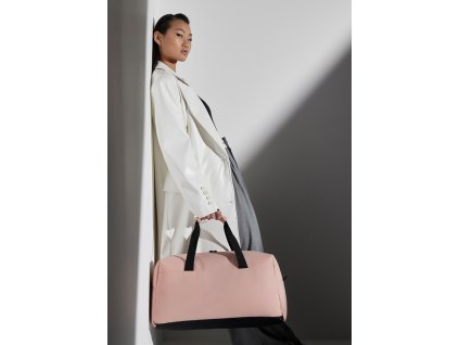 Matná PU cestovná taška na víkend (Farba Čierna)