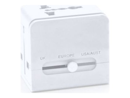Univerzálny cestovný adaptér BOPP (Veľkosť Uni, Farba Biela)
