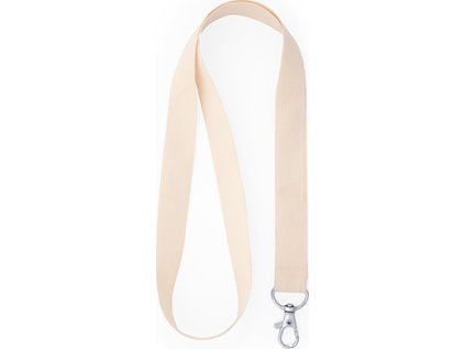 Bavlnená šnúrka s karabínkou ROOMER (Veľkosť Uni, Farba Béžová)