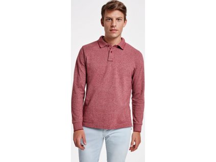 Pánska polokošeľa s dlhým rukávom DYLAN, viac farieb (Veľkosť S, Farba HEATHER MILITARY GREEN)