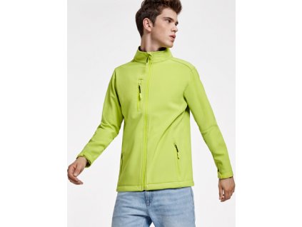 Pánska a detská softshellová bunda NEBRASKA, viac farieb (Veľkosť 4 roky, Farba Limetková)