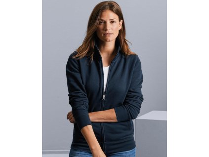 Dámska mikina na zips Ladies' Authentic (Farba Biela, Veľkosť XS)