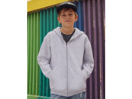 Detská mikina s kapucňou (Farba Čierna, Veľkosť 116 cm)