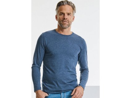 Pánske tričko HD s dlhými rukávmi (Farba Biela, Veľkosť XS)