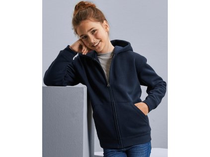 Detská mikina na zips Kids' Authentic (Farba Čierna, Veľkosť 104 cm)