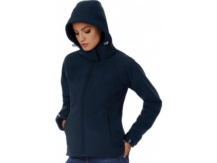 Dámski Hooded Softshell/women (Farba Biela, Veľkosť XS)