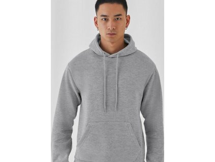 Unisex mikina s kapucňou ID.203 50/50 (Farba Biela, Veľkosť XS)