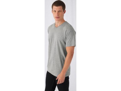 Tričko s V-výstrihom Exact V-neck (Farba Biela, Veľkosť S)