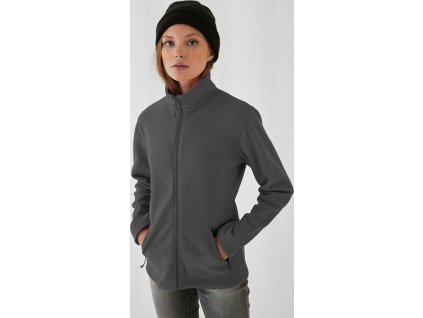 Dámsky mikro fleece so zapínaním na zips - FWI51 (Farba Biela, Veľkosť XS)