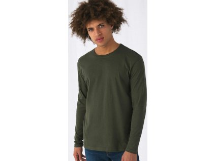 Tričko s dlhými rukávmi #E150 (Farba Biela, Veľkosť S)