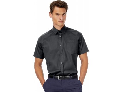 Pánska košeľa Sharp SSL/men Twill Shirt (Farba Biela, Veľkosť S)