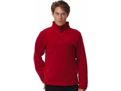 Fleecová mikina s krátkym zipsom Highlander+ (Farba Čierna, Veľkosť XS)