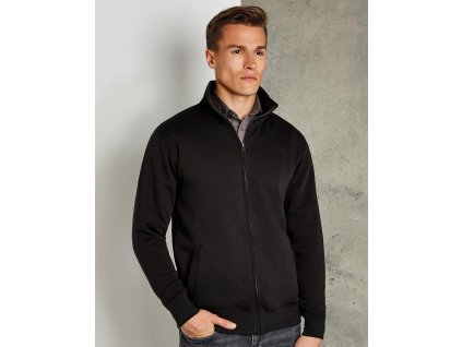 Mikina na zips Regular Fit (Farba Čierna, Veľkosť XS)