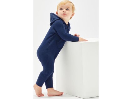 Overal All-in-One pre bábätká (Veľkosť 6/12 mesiacov, Farba Vanilla)