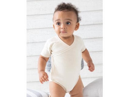 Dupačky Kimono pre bábätká (Farba Biela, Veľkosť 0/3 mesiace)