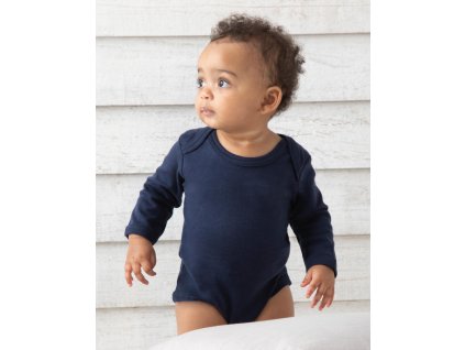 Body s dlhými rukávmi pre bábätká (Farba Biela, Veľkosť 0/3 mesiace)