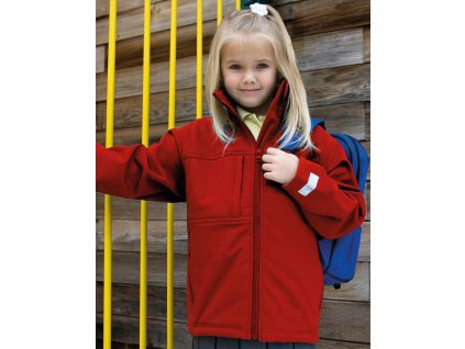 Dětský/mladistvý Classic Soft Shell (Farba Čierna, Veľkosť 104 cm)