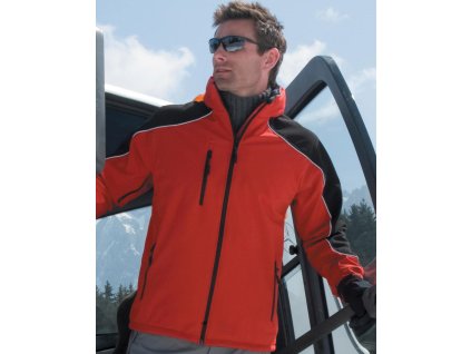 Bunda Soft Shell Ice Fell (Veľkosť XS, Farba Sivá/Čierna)